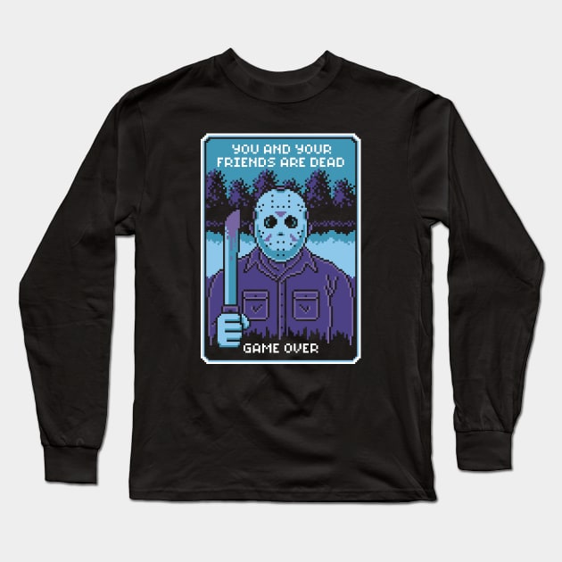 GAME OVER Long Sleeve T-Shirt by BWartwork